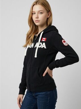 Hudson's Bay Co. Canada Olympic Hoodie Bunny-hug size S